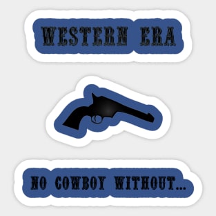 Western Slogan - No Cowboy Without Sticker